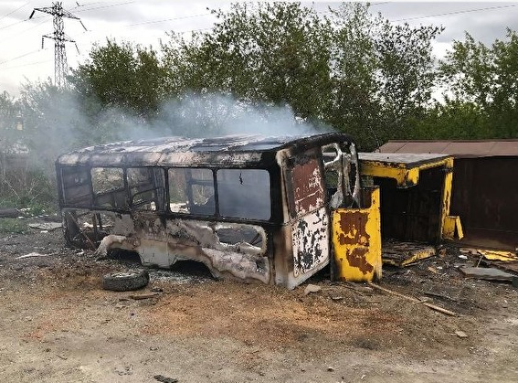 В Курчатовском районе Челябинска предприятие незаконно сжигало автобусы