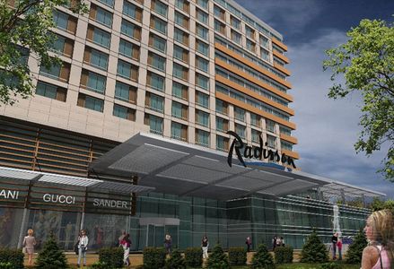 В Челябинске строят первый люкс-отель международной сети Radisson