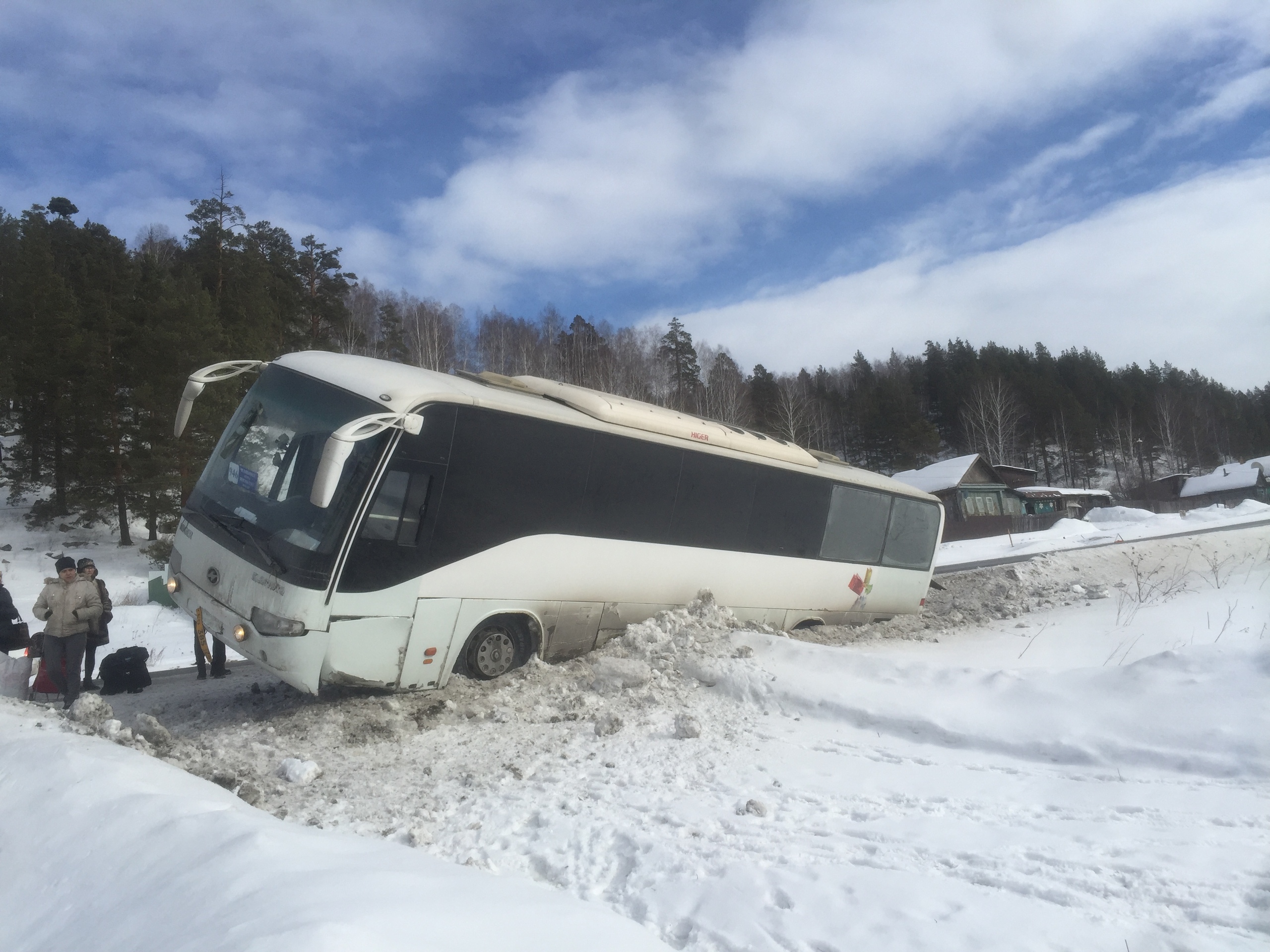 В Сатке автобус с пассажирами попал в ДТП из-за 78-летней пенсионерки