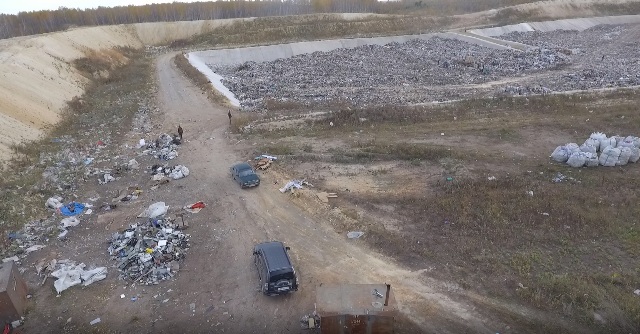 Взгляд с квадрокоптера: эксперты ОНФ сделали видео работы свалки в Полетаево Взгляд с квадрокоптера: эксперты ОНФ сделали видео работы свалки в Полетаево