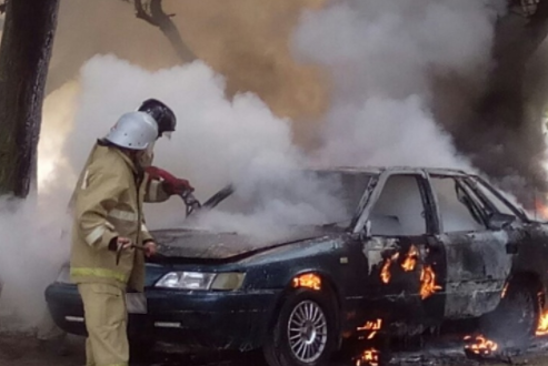 В Челябинске мужчина сгорел в собственном авто