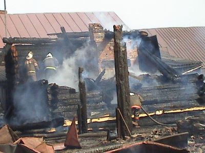 В Красноармейском районе на пожаре погиб мужчина