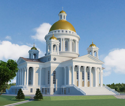 Дубровский отмерил строителям главной церкви региона три года