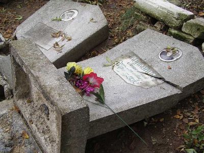 Кладбище возле Кыштыма "разгромили" дети