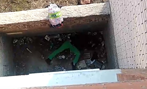 «Я слышала крики». В Челябинской области женщина выпала из окна. Видео