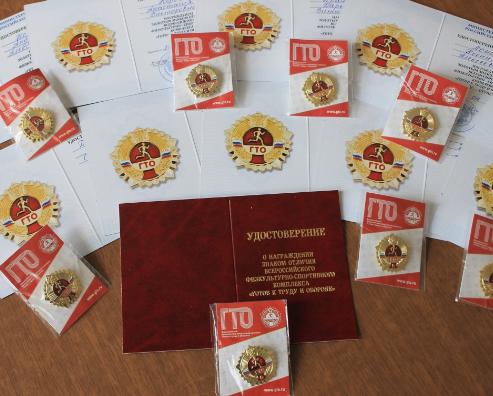 Чебаркульские выпускники впервые получили значки ГТО