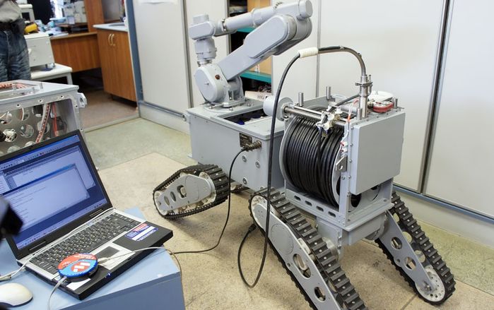  Миасский филиал ЮУрГУ продемонстрировал  робота для Росатома
