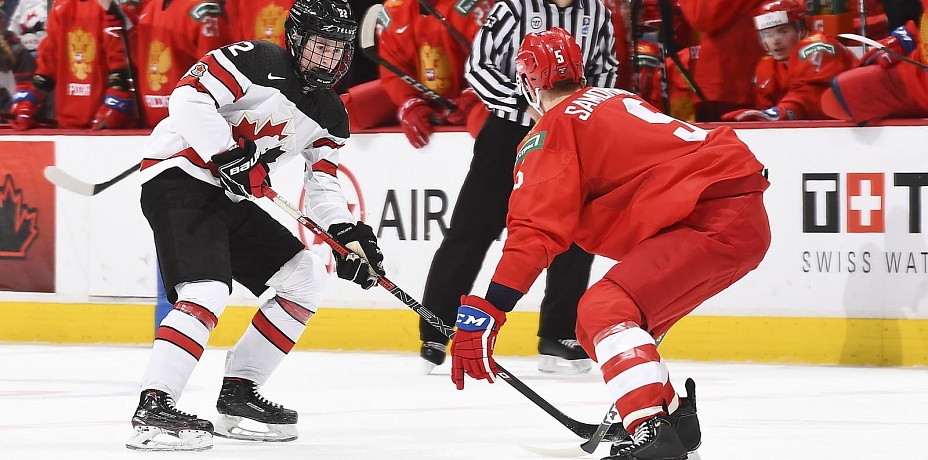 Российская "молодежка" обыграла канадцев на чемпионате мира по хоккею