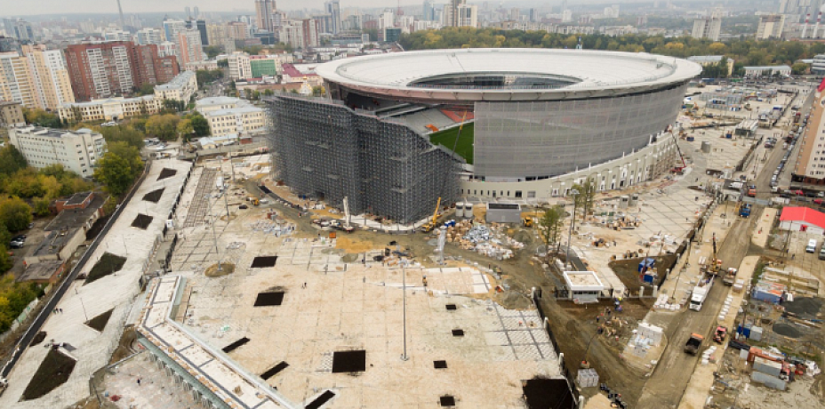 Telegraph назвало "Екатеринбург-арену" сумасшедшим стадионом