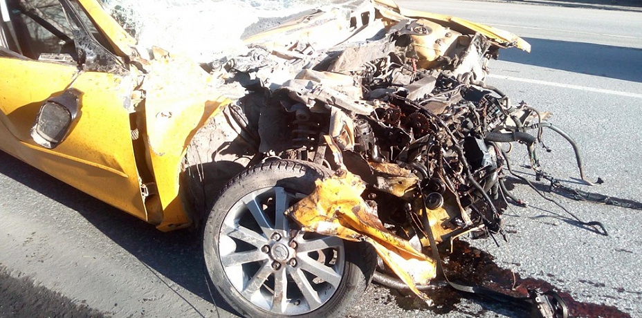 34-летний южноуралец скончался в ДТП на Тургоякском шоссе