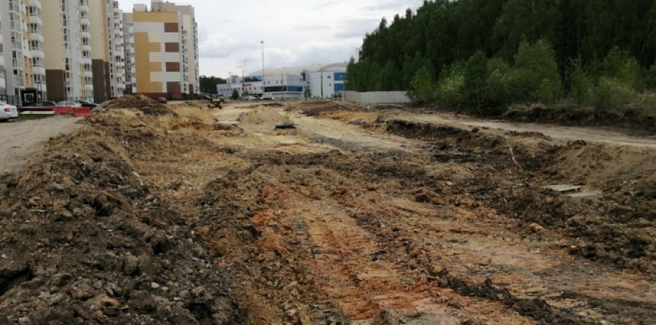 В Челябинске строят новую дорогу, которая свяжет «Ньютон» и «Тополинку» 