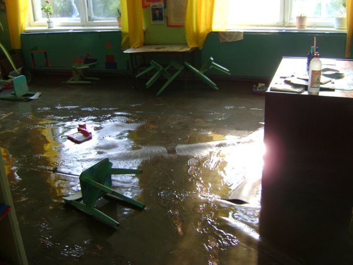 Пострадавший от наводнения детский сад справляет новоселье 