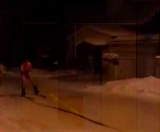 В Челябинске сняли на видео голого лыжника