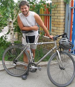 Швейцарец Маттиас Шмид за 40 дней добрался на велосипеде до Магнитогорска