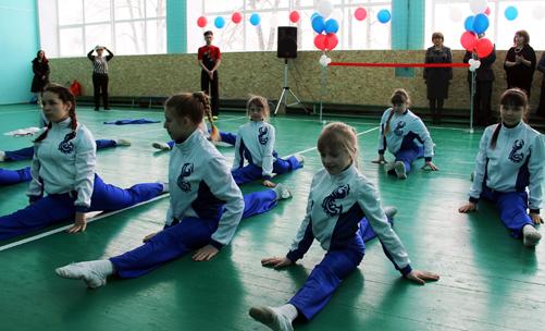 В Тимирязевской школе открылся отремонтированный спортзал