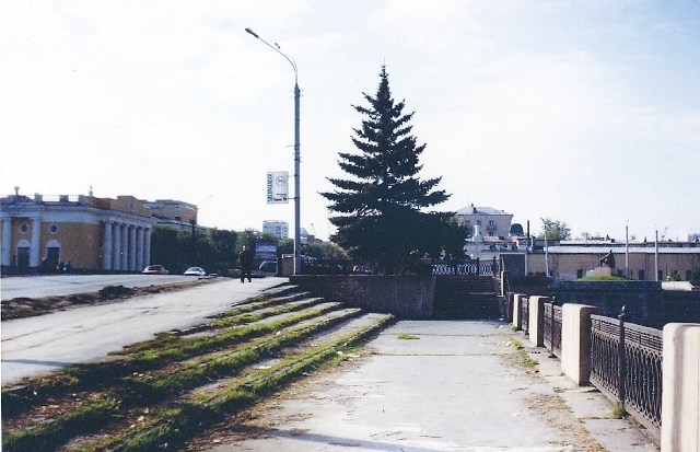 Одинокая ель стояла на старом Кировском мосту