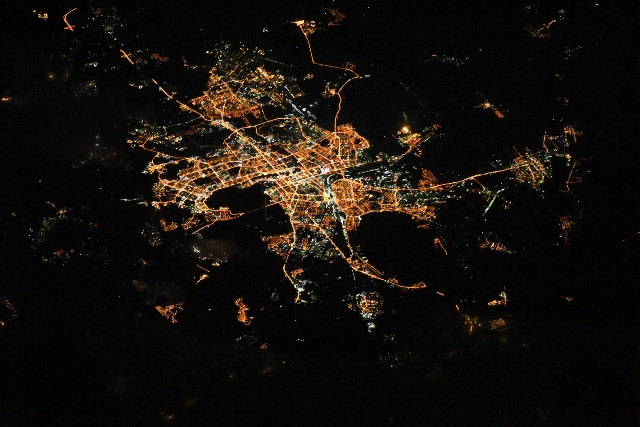«Лицо» Челябинска видно из космоса