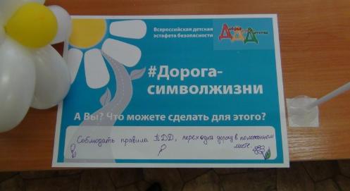 Чебаркульские дети написали «дорожные советы» на лепестках ромашки