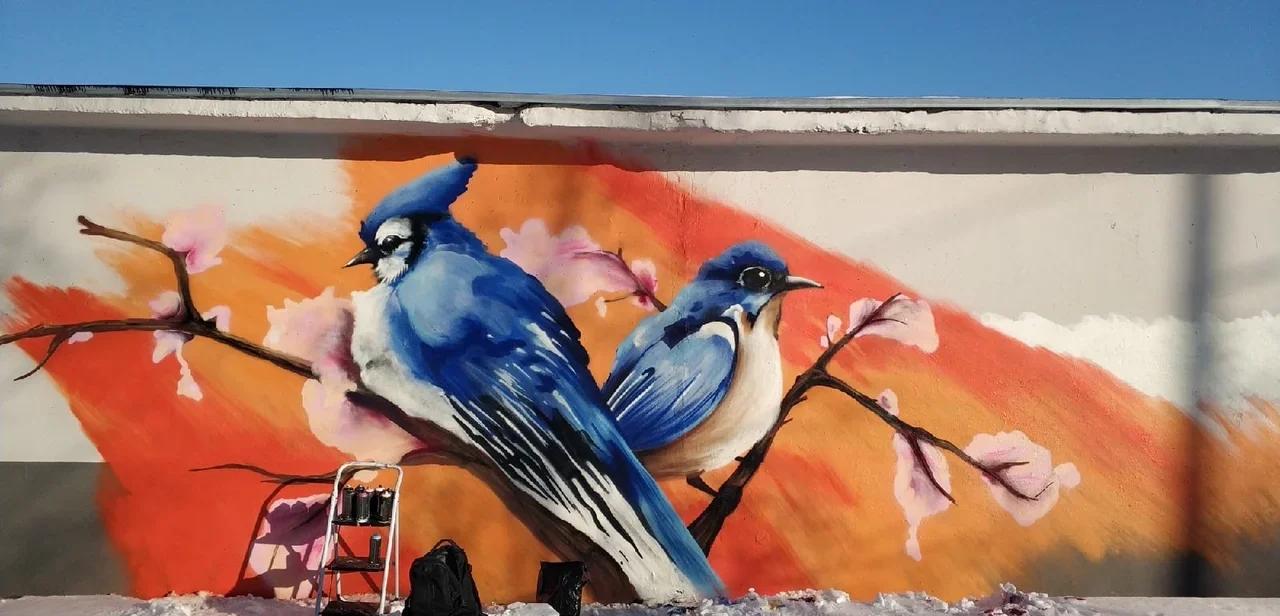 Челябинские райтеры нарисовали граффити в поддержку фестиваля «Культурный код»