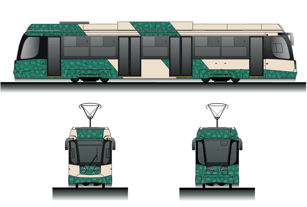 Для новых трамваев Челябинска разработали специальный паттерн 