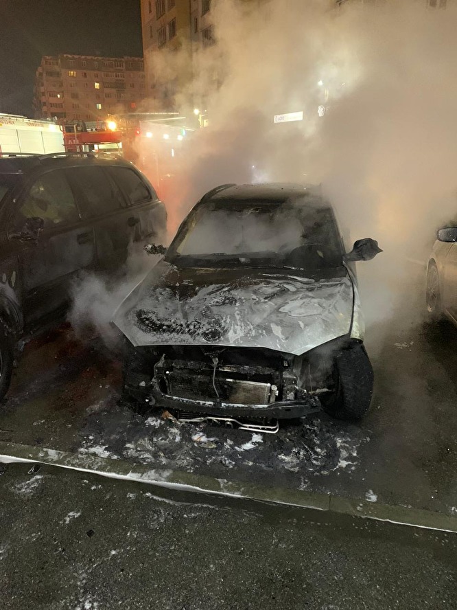 В Челябинске сожгли машину журналиста Znak.com