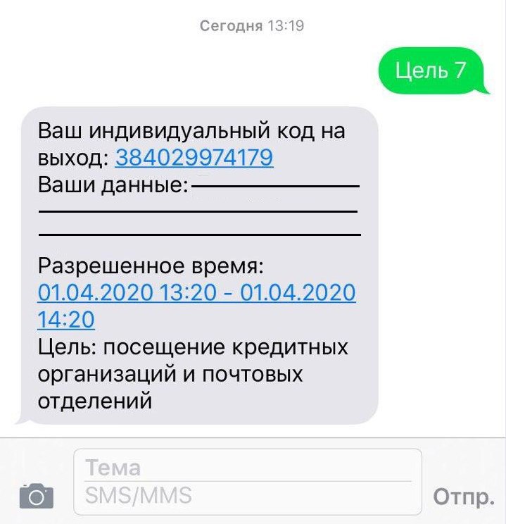 СМИ показали, как будет выглядеть спецпропуск по СМС в Татарстане