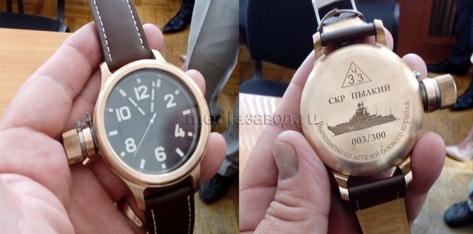 Златоустовский часовой завод презентовал лимитированную серию «водолазных» наручных часов