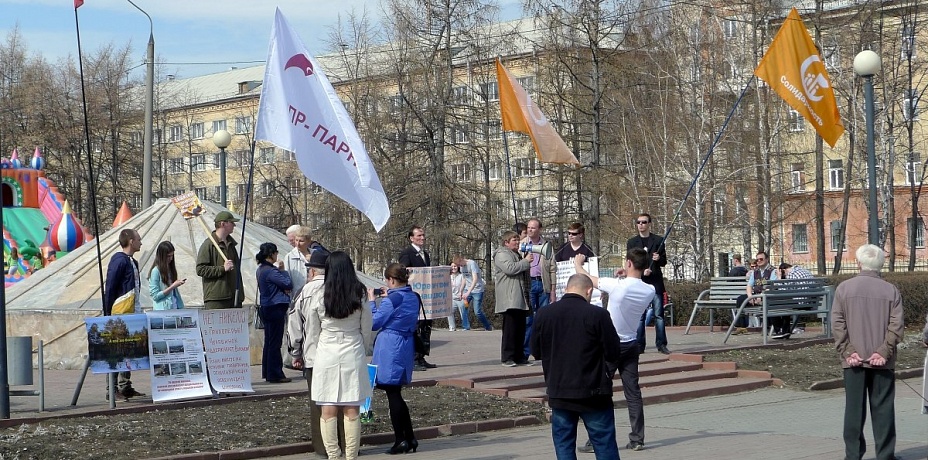 В Челябинске прошел митинг в защиту окружающей среды