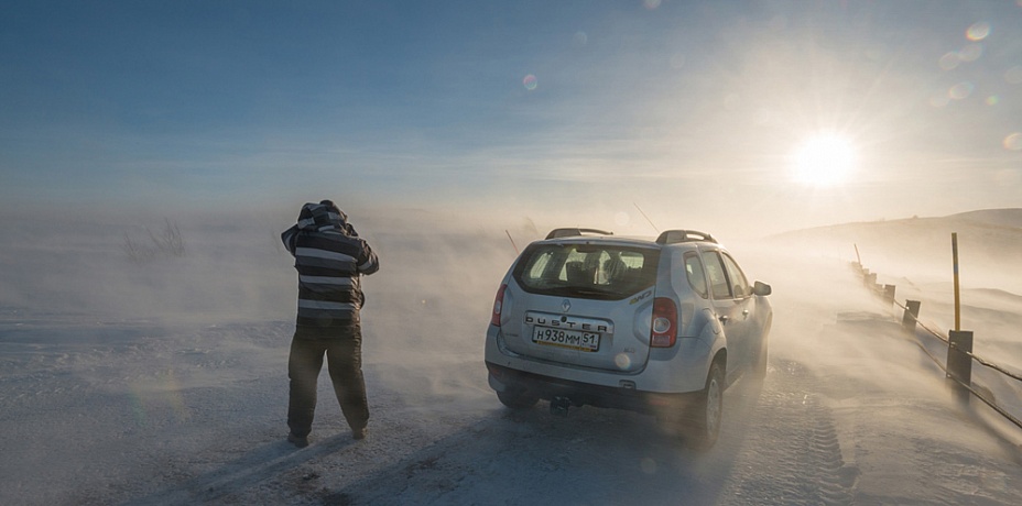 Машины заглохли из-за морозов на трассах в Челябинской области