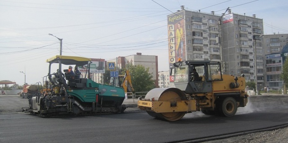В Миассе идет ремонт перекрёстка в районе Комарово
