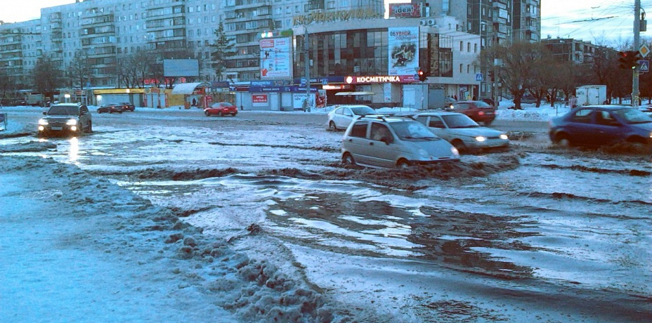 В Челябинске выявлено шесть паводкоопасных участков на дорогах 