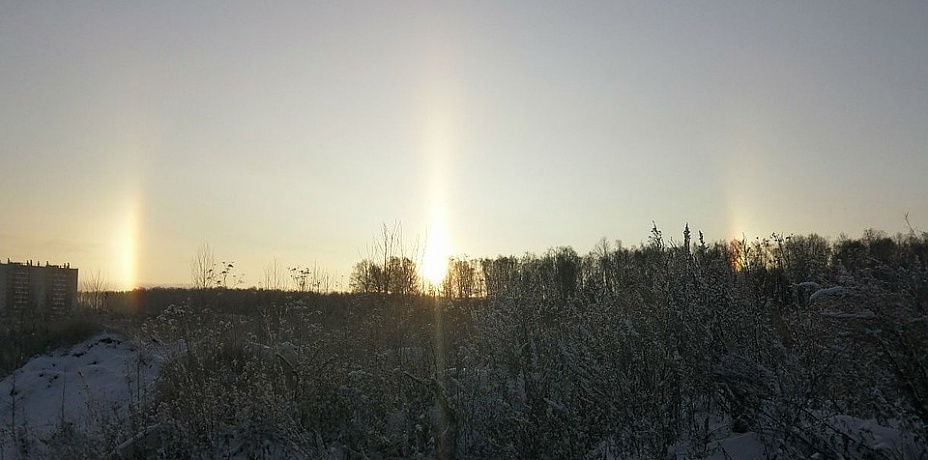 Над Челябинском появились три солнца