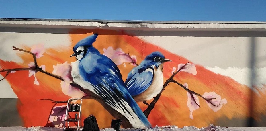 Челябинские райтеры нарисовали граффити в поддержку фестиваля «Культурный код»