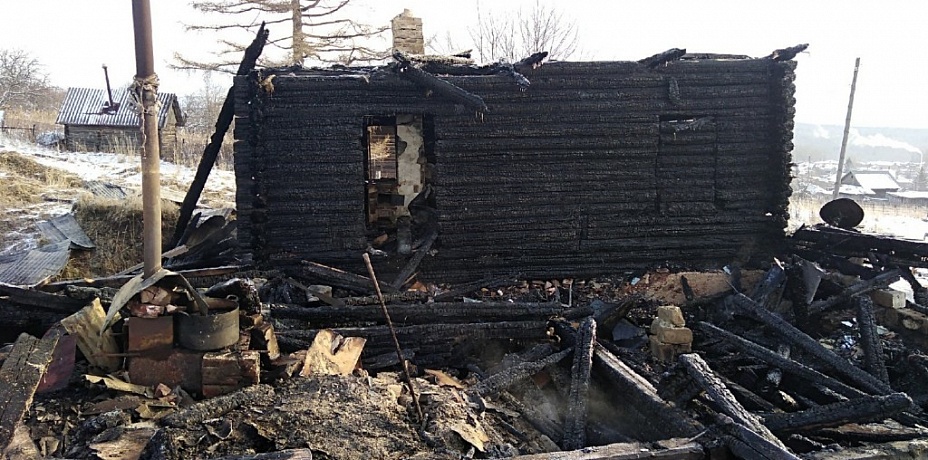 Пожар унес жизни двух человек в Саткинском районе