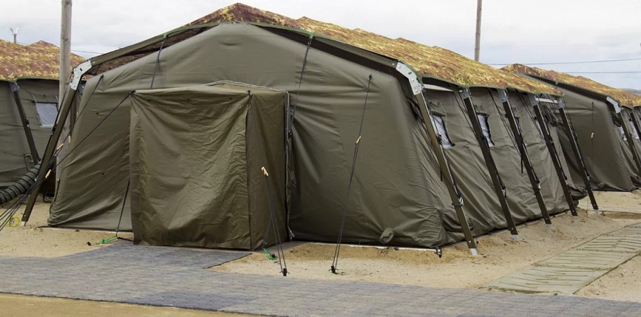 В Миассе для ожидающих КТ развернут военную палатку на улице 