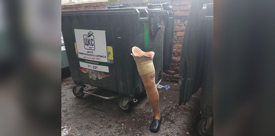 Обутую ногу обнаружили рядом с мусорными баками в Челябинске