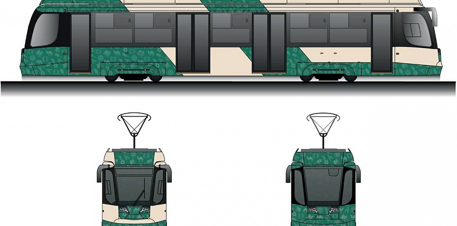 Для новых трамваев Челябинска разработали специальный паттерн 